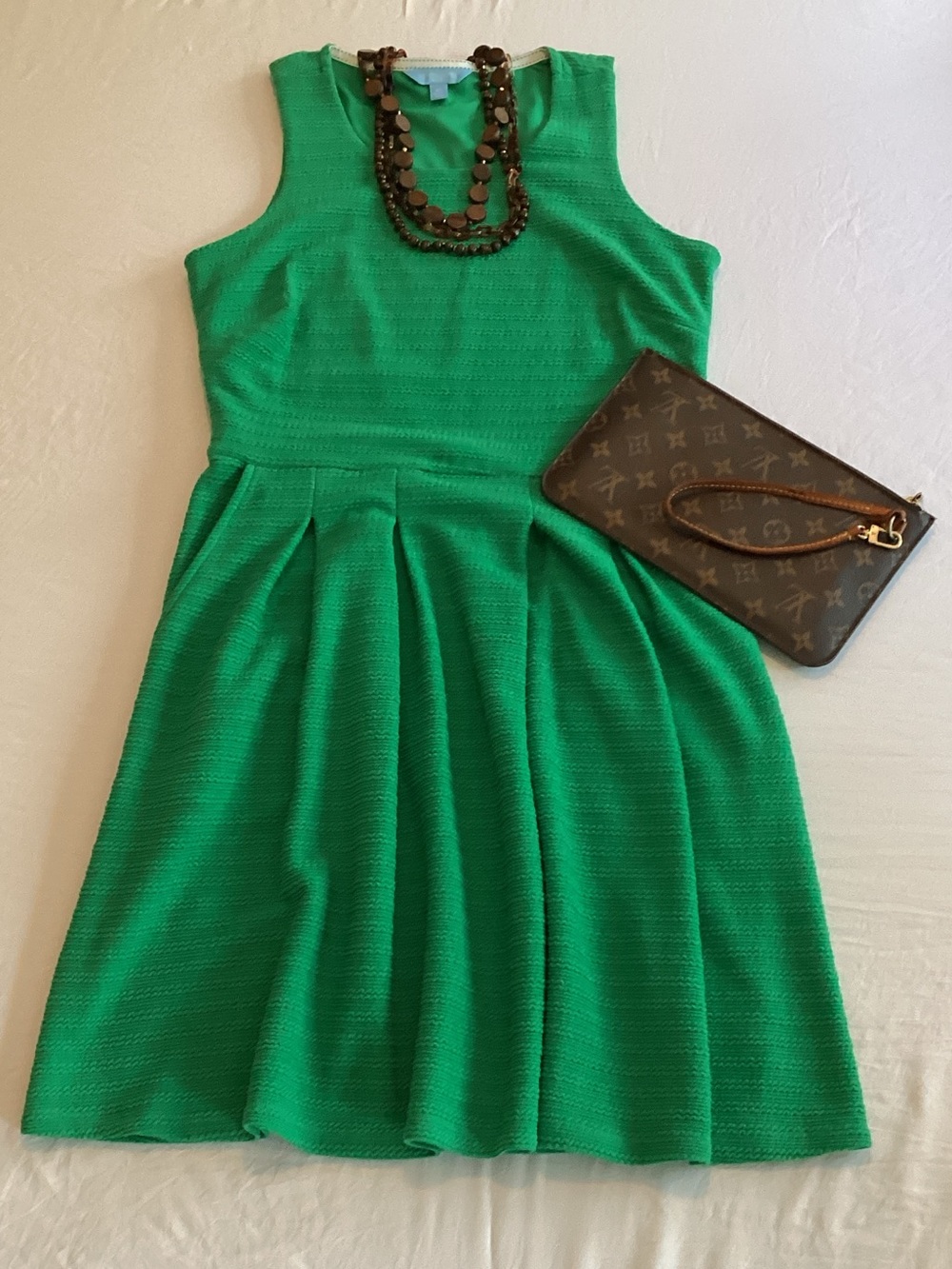 Draper James RSVP Green Sleeveless Cocktail Mini Dress SZ XS